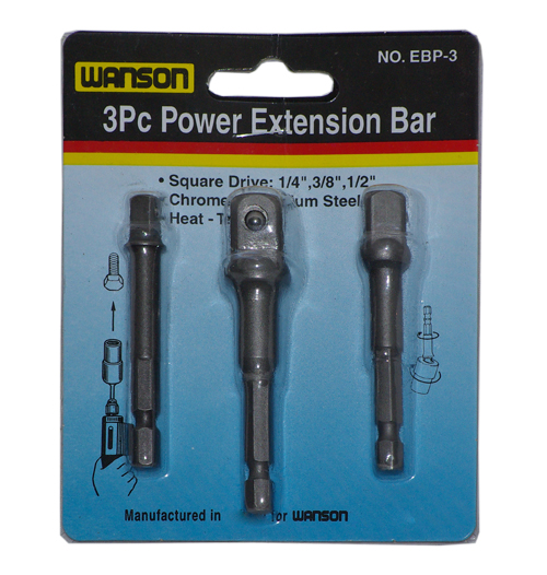 3PC Power Extension Bar Set